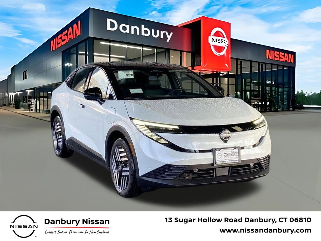 Everest White Pearl/Black 2026 Nissan LEAF SV+ FWD SUV / Crossover Front-Wheel Drive Automatic