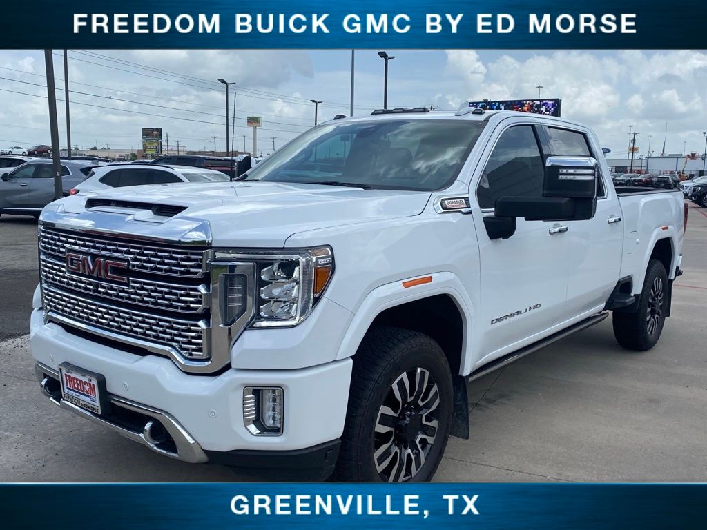 Summit White 2022 GMC Sierra 2500HD Pickup Truck Four-Wheel Drive Automatic