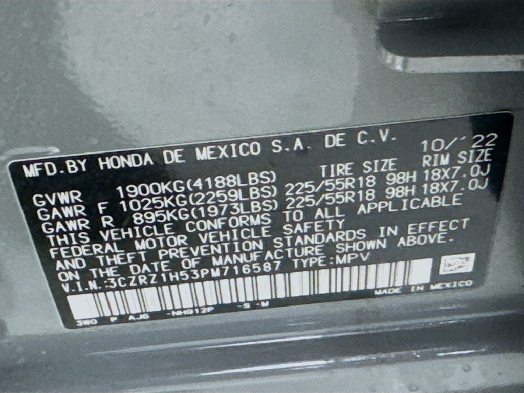 Used Car 2023 Honda Hr-v  Sport For Sale Under $25,000 In Austin, Texas