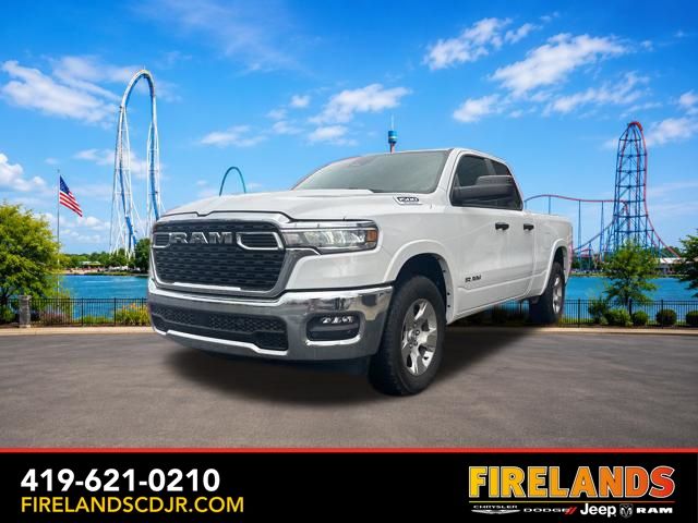 Bright White Clearcoat 2025 RAM 1500 Pickup Truck Four-Wheel Drive 8-Speed Automatic