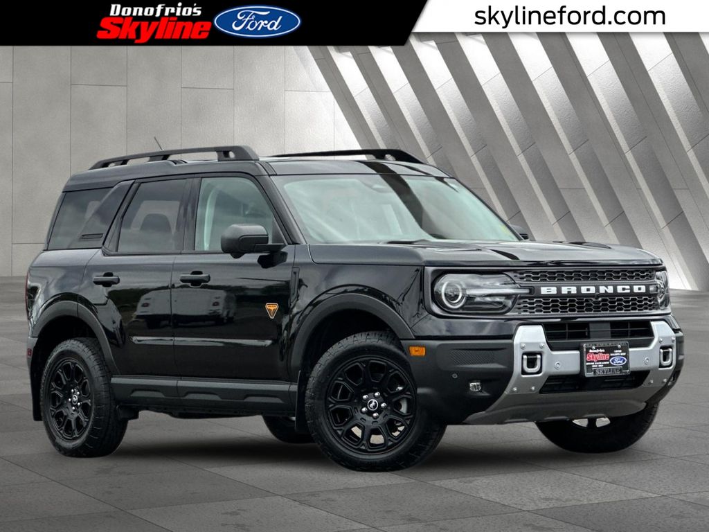 Shadow Black 2025 Ford Bronco Sport SUV / Crossover All-Wheel Drive 8-Speed Automatic