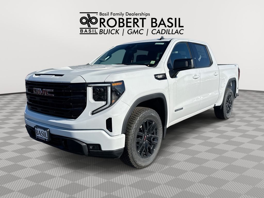Summit White 2026 GMC Sierra 1500 Pickup Truck Four-Wheel Drive 8-Speed Automatic