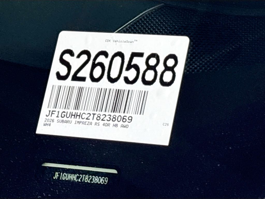 2026 Subaru Impreza 2.5RS