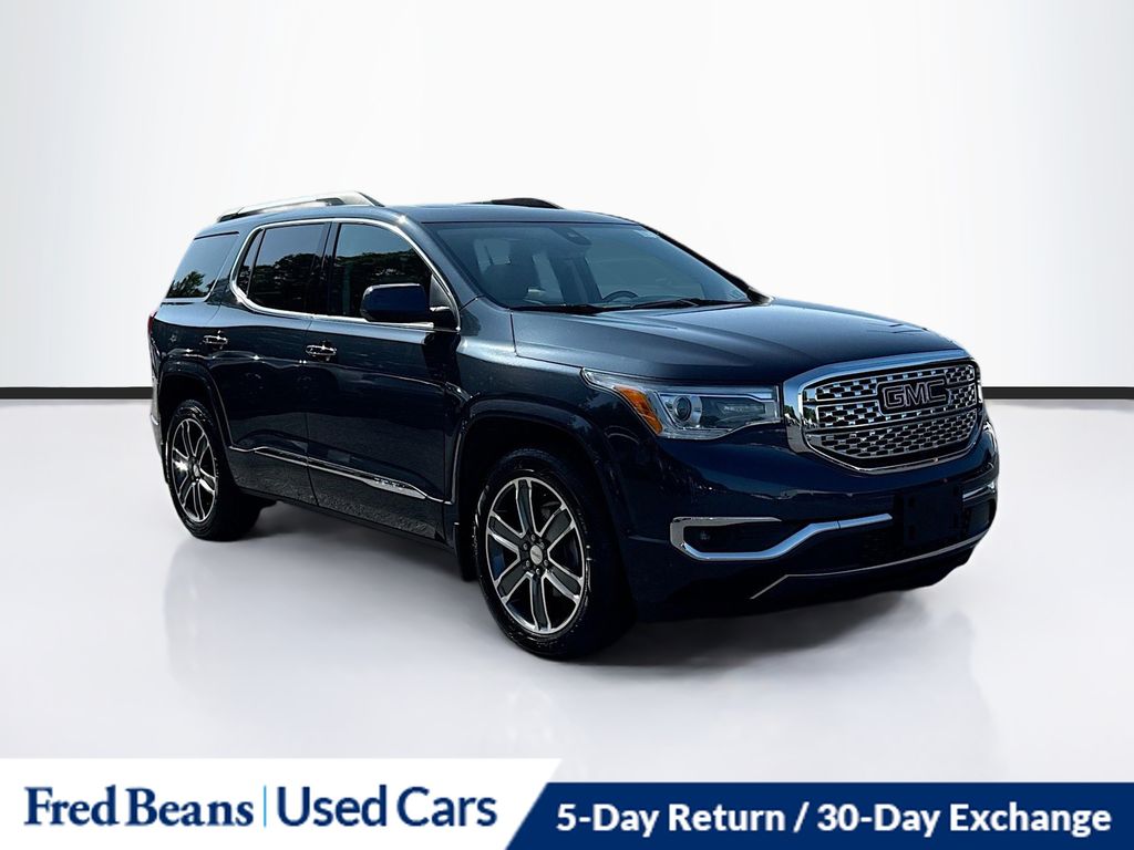 Blue Steel Metallic 2018 GMC Acadia SUV / Crossover Four-Wheel Drive 6-Speed Automatic