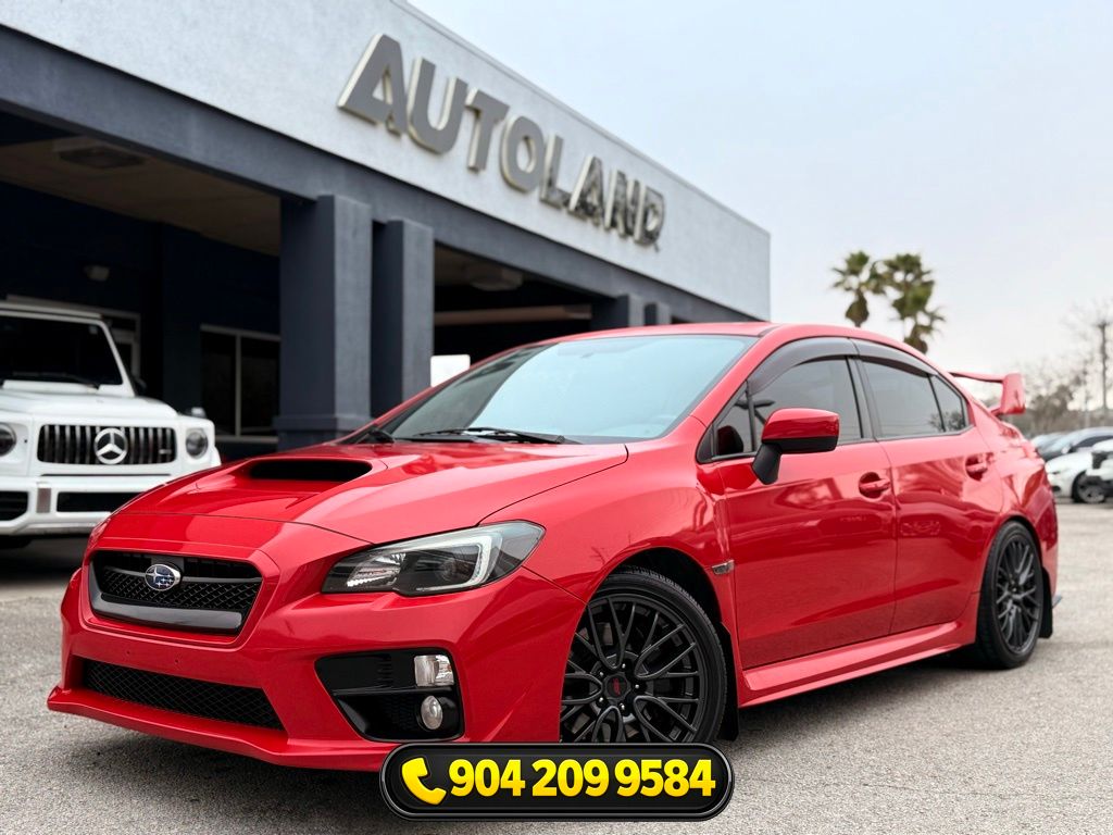 Pure Red 2017 Subaru WRX Premium Sedan All-Wheel Drive 6-Speed Manual