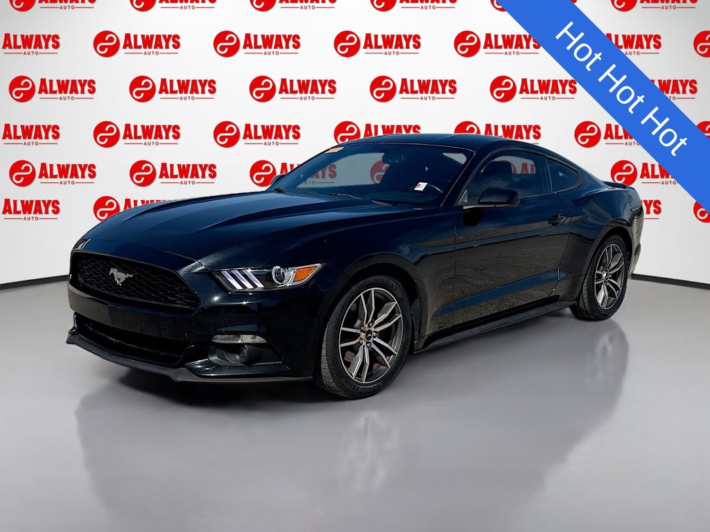 Shadow Black 2016 Ford Mustang EcoBoost Coupe RWD Coupe Rear-Wheel Drive 6-Speed Automatic