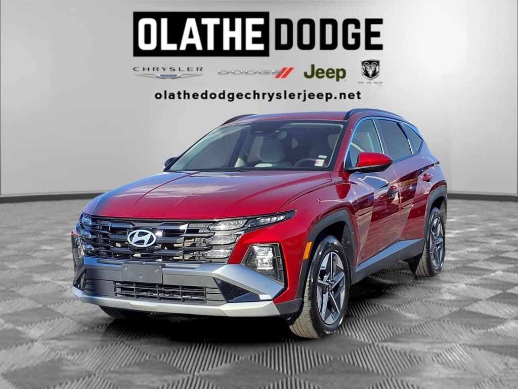 Ultimate Red 2025 Hyundai Tucson SUV / Crossover All-Wheel Drive 8-Speed Automatic