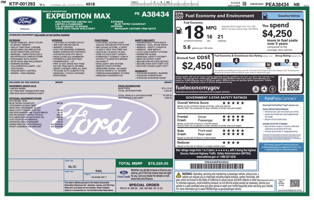 2023 Ford Expedition Max Limited
