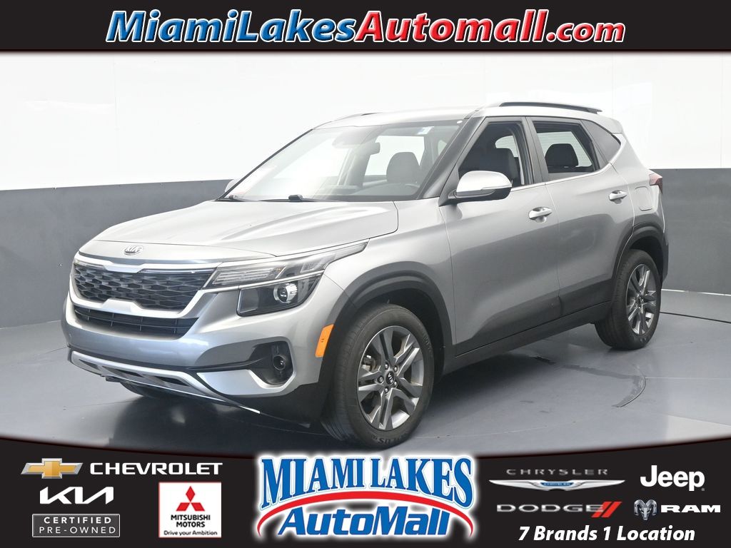 Steel Gray 2021 Kia Seltos SUV / Crossover Front-Wheel Drive Continuously Variable Transmission
