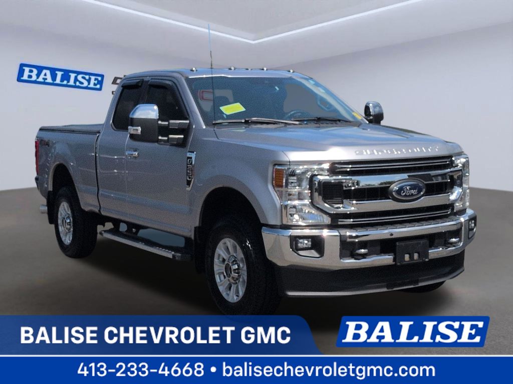 Silver Metallic 2021 Ford F-350 Super Duty Pickup Truck Four-Wheel Drive Automatic