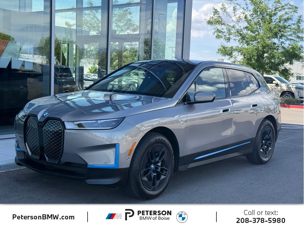 Oxide Gray Metallic 2024 BMW iX SUV / Crossover All-Wheel Drive Automatic