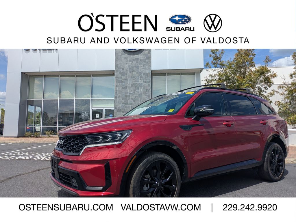 Passion Red Tintcoat 2023 Kia Sorento SX AWD SUV / Crossover All-Wheel Drive 8-Speed Dual Clutch