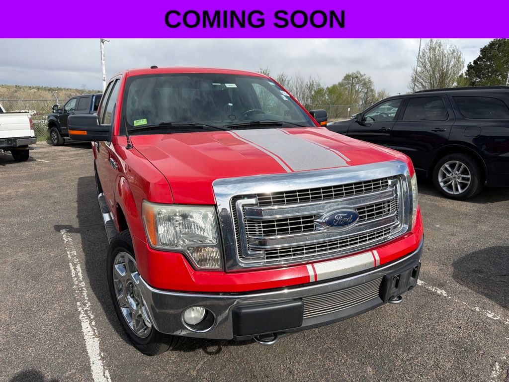 Race Red 2013 Ford F-150 XLT SuperCrew 4WD Pickup Truck Four-Wheel Drive 6-Speed Automatic