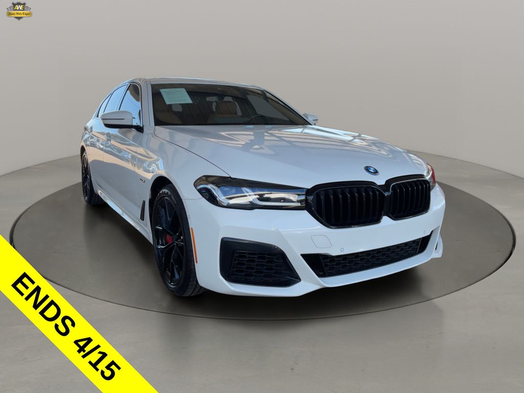 Alpine White 2023 BMW 5 Series 530e Hybrid Plug-in RWD Sedan Rear-Wheel Drive 8-Speed Automatic