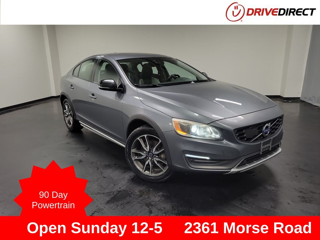 Gray Metallic 2016 Volvo S60 Cross Country Platinum Sedan All-Wheel Drive 6-Speed Automatic