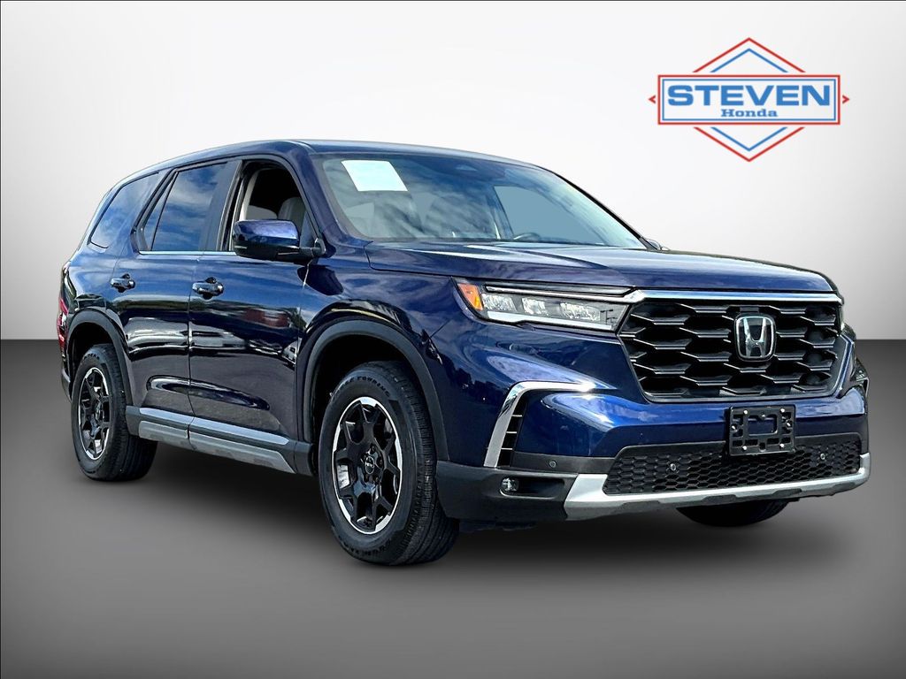 Black (Obsidian Blue Pearl) 2025 Honda Pilot SUV / Crossover All-Wheel Drive Automatic