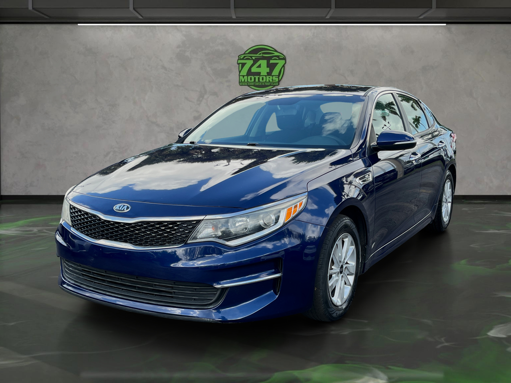 Horizon Blue 2018 Kia Optima LX Sedan Front-Wheel Drive 6-Speed Automatic