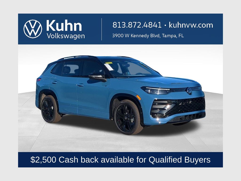 Monterey Blue with Deep Black Roof 2026 Volkswagen Tiguan SUV / Crossover Front-Wheel Drive 8-Speed Automatic