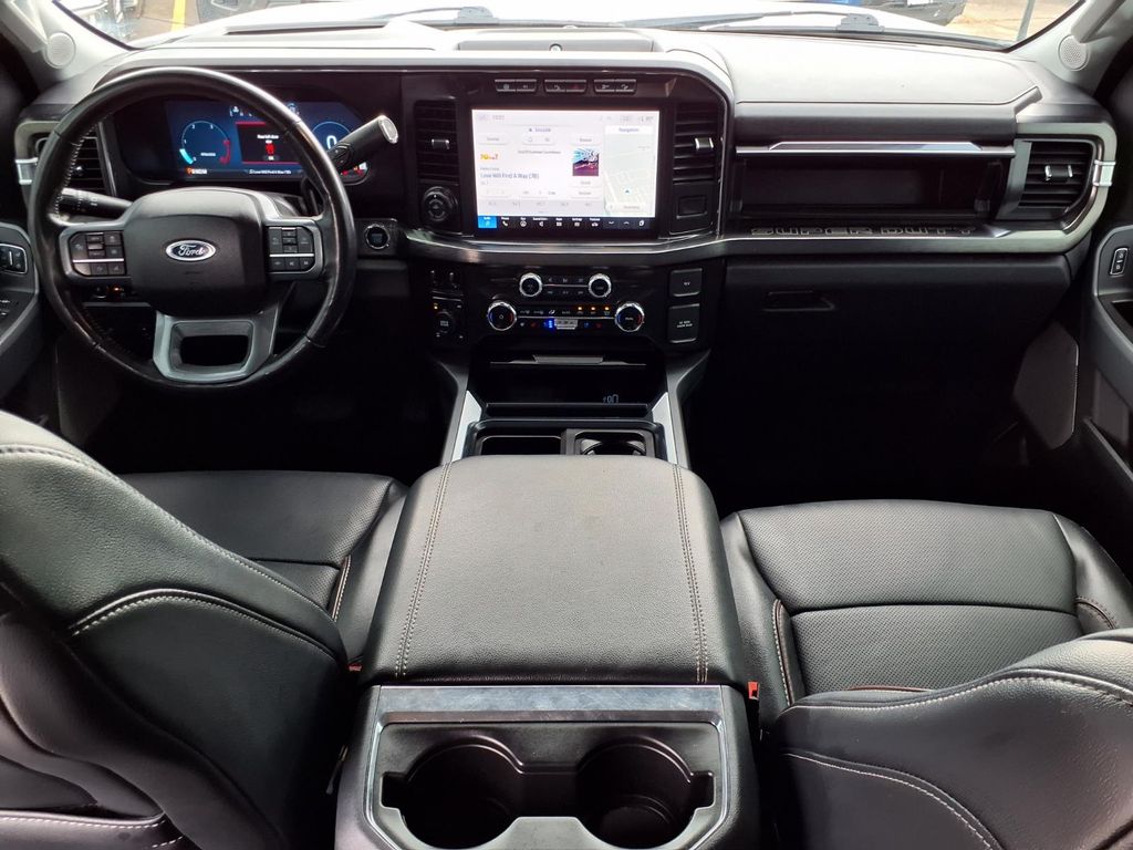 2024 Ford F-350SD Lariat White at Central Houston Nissan