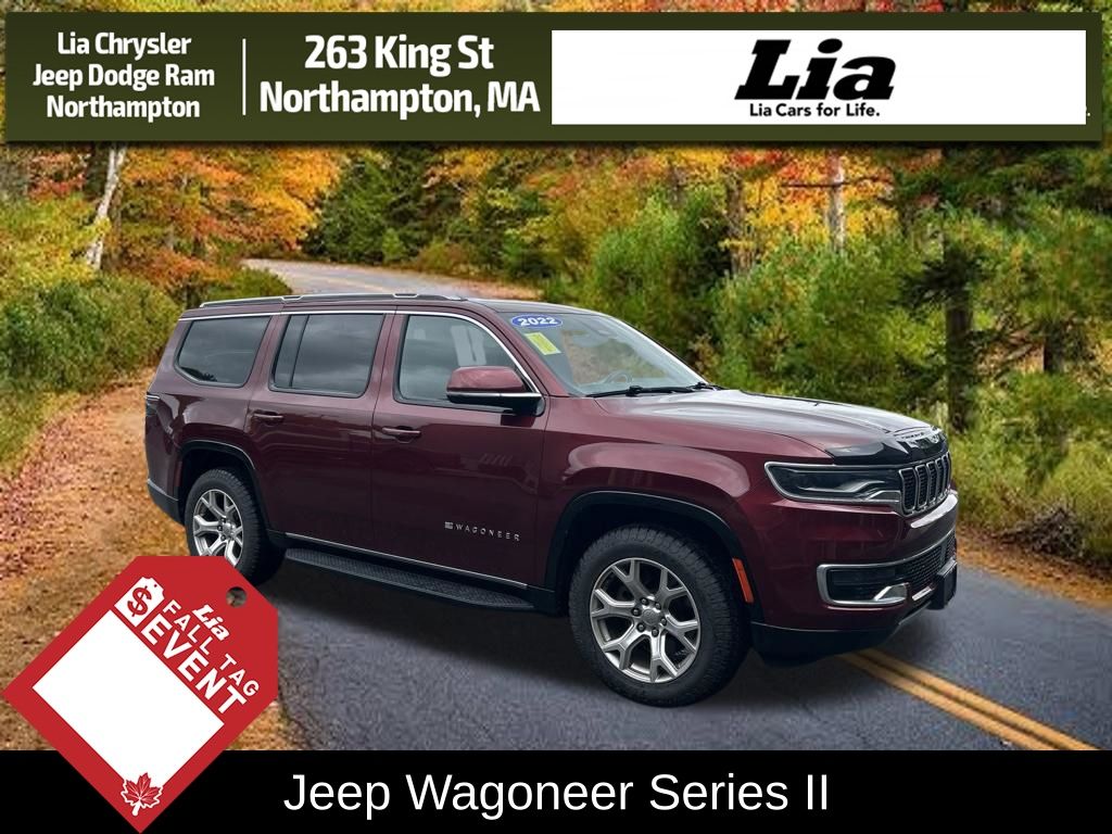 Velvet Red Pearlcoat 2022 Jeep Wagoneer SUV / Crossover Four-Wheel Drive 8-Speed Automatic