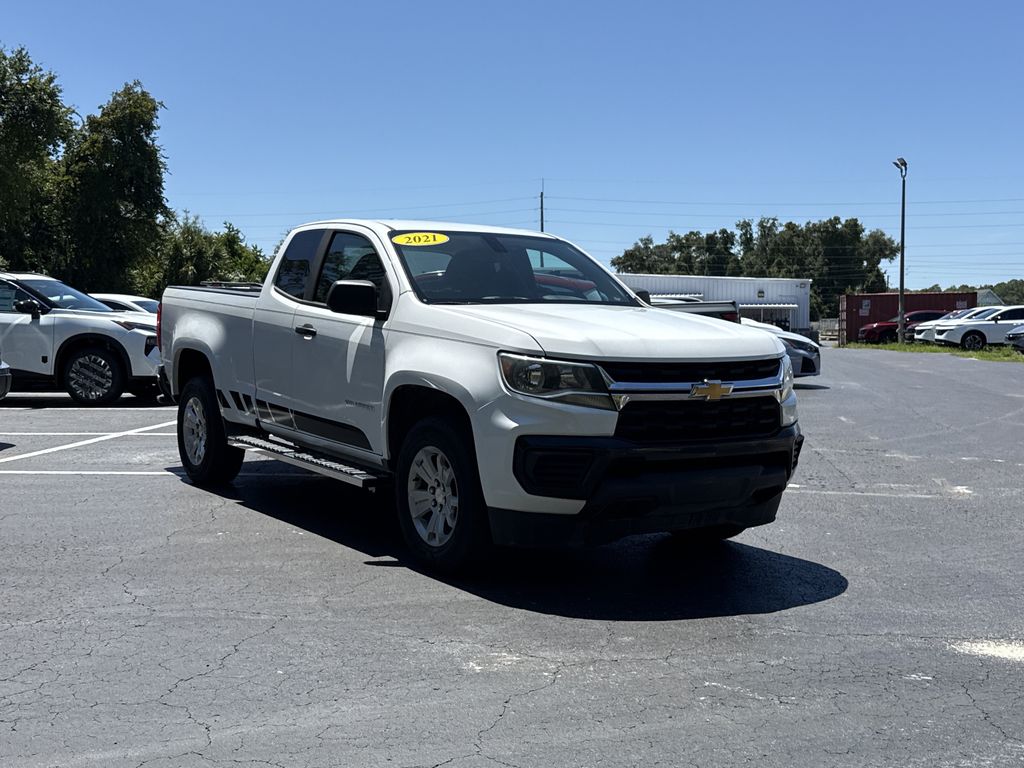 Summit White 2021 Chevrolet Colorado Pickup Truck 4X2 6-Speed Automatic