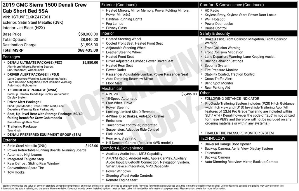 Certified Used 2019 Gray GMC Denali image 5