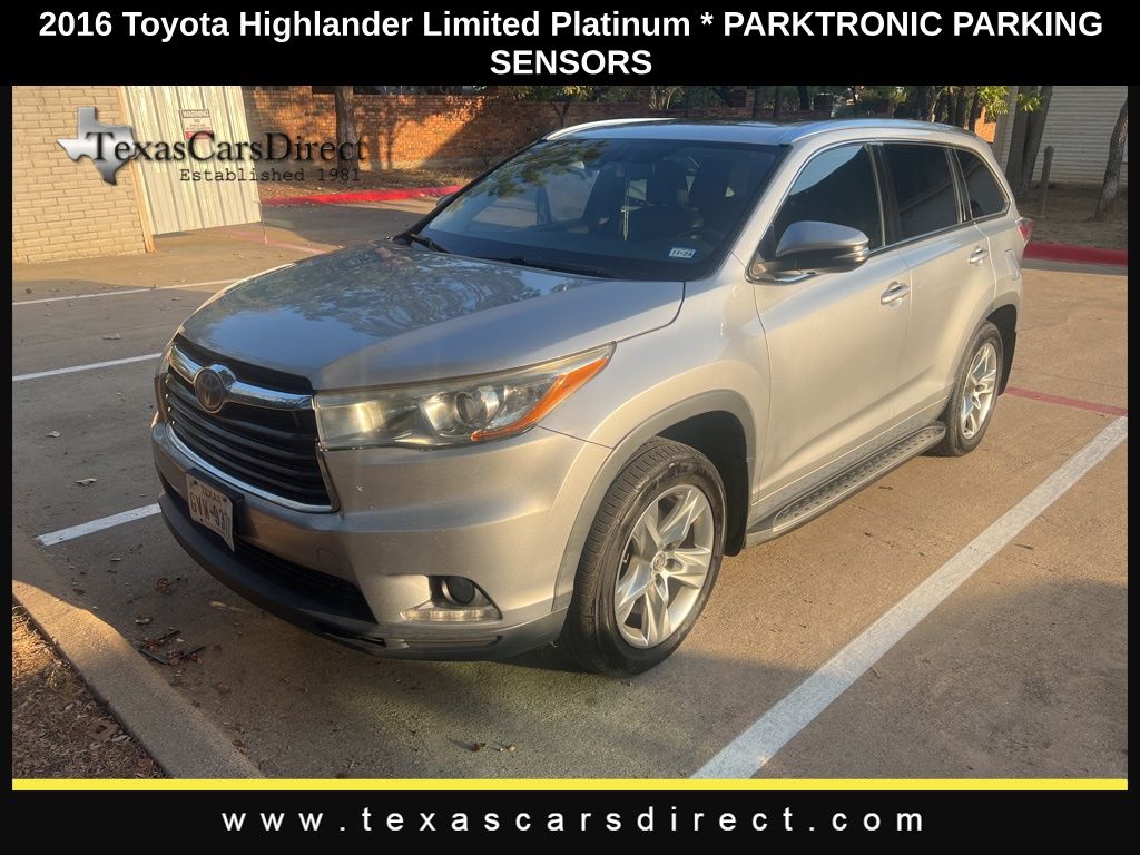 2016 Toyota Highlander Limited Platinum V6 2