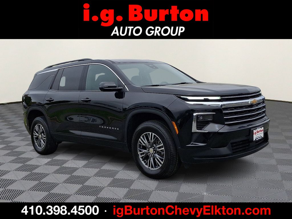 Black Metallic 2024 Chevrolet Traverse LT FWD SUV / Crossover Front-Wheel Drive 8-Speed Automatic