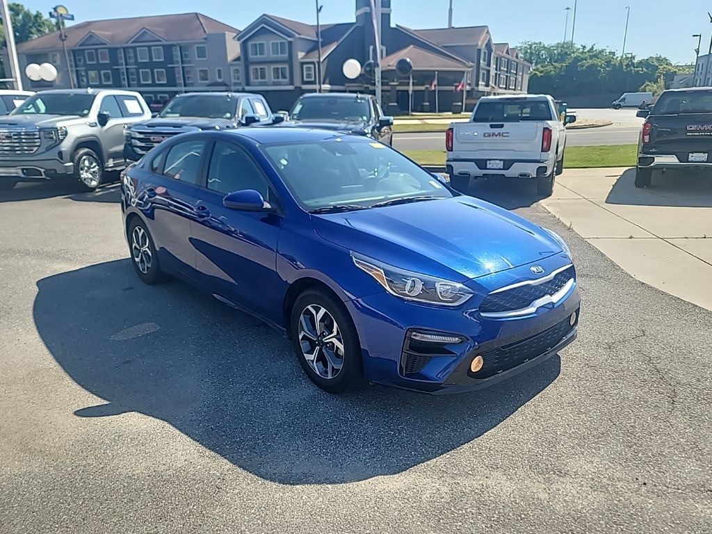 Deep Sea Blue 2021 Kia Forte LXS FWD Sedan Front-Wheel Drive Continuously Variable Transmission