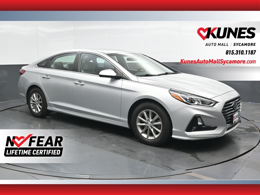 Symphony Silver 2018 Hyundai Sonata Sedan Front-Wheel Drive 7-Speed Automatic