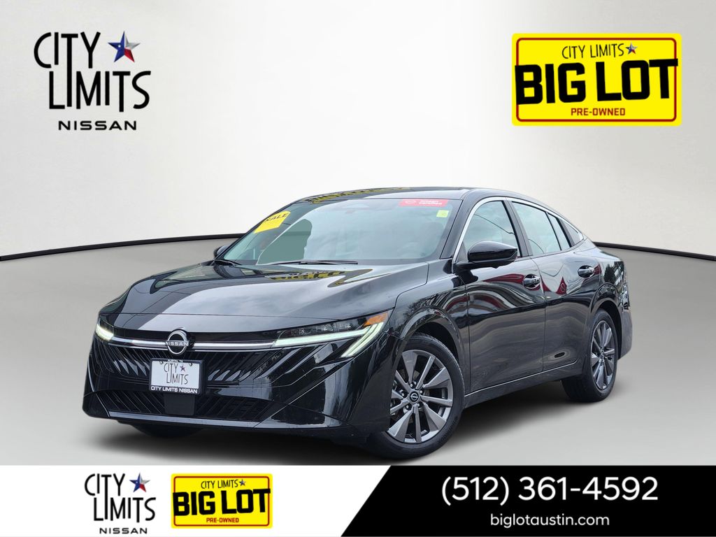 Super Black 2026 Nissan Sentra Sedan Front-Wheel Drive Continuously Variable Transmission