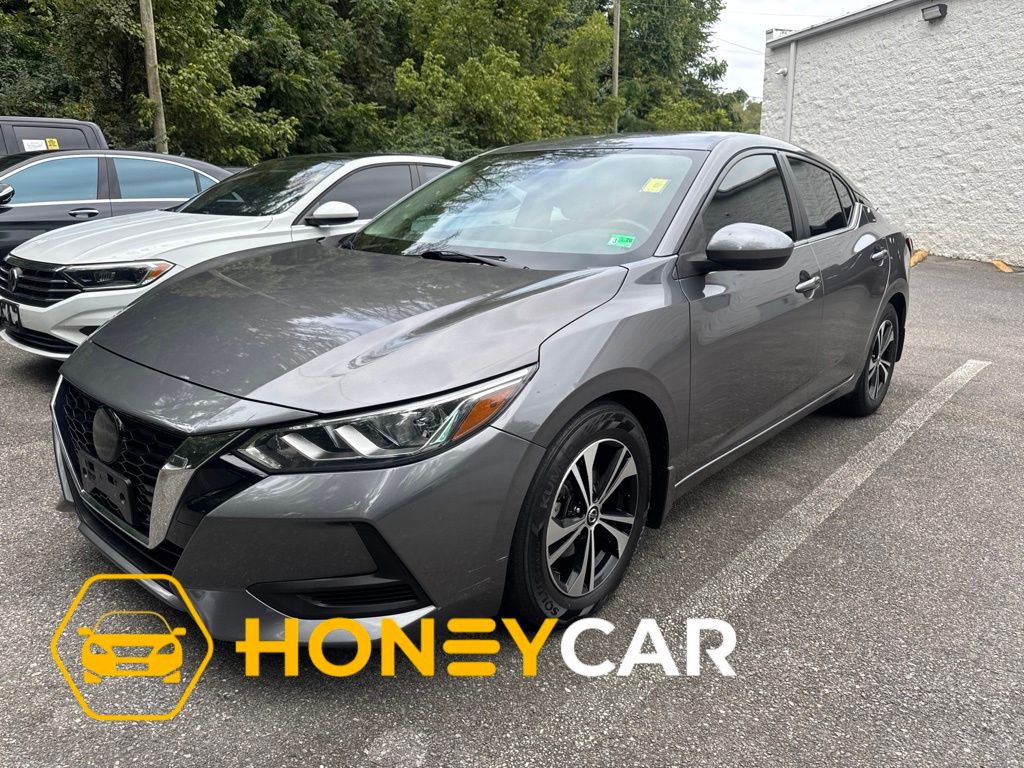 Gray (Gun Metallic) 2022 Nissan Sentra Sedan Front-Wheel Drive Continuously Variable Transmission
