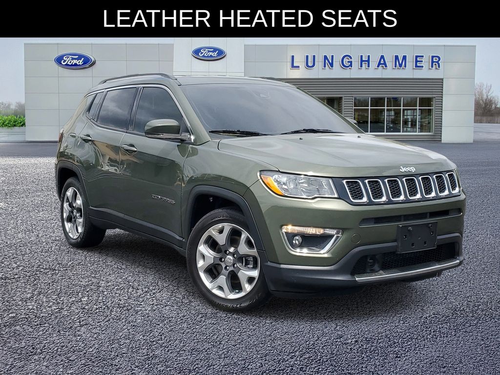 Olive Green Pearlcoat 2021 Jeep Compass Limited FWD SUV / Crossover Front-Wheel Drive 6-Speed Automatic