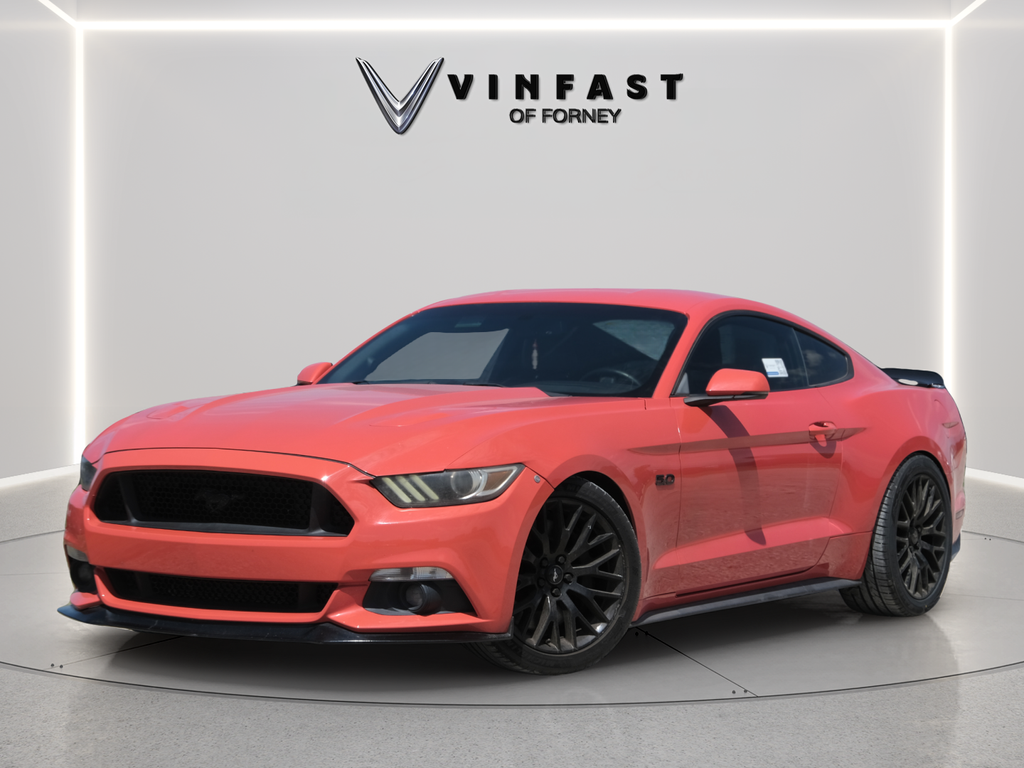 Competition Orange 2015 Ford Mustang GT Premium Coupe RWD Coupe Rear-Wheel Drive 6-Speed Manual