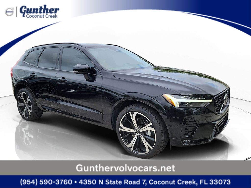 Onyx Black Metallic 2025 Volvo XC60 B5 Ultra Dark Theme AWD SUV / Crossover All-Wheel Drive Automatic
