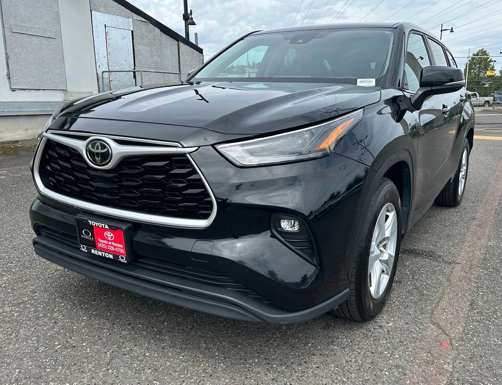 Midnight Black Metallic 2024 Toyota Highlander SUV / Crossover Front-Wheel Drive 8-Speed Automatic