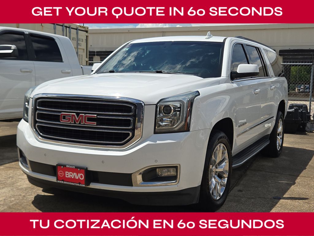 2019 GMC Yukon XL SLE White at Bayway Cadillac of The Woodlands