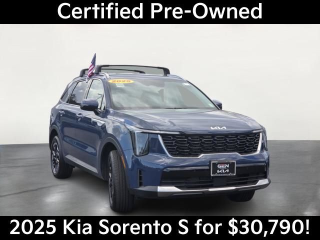 Midnight Lake Blue 2025 Kia Sorento S AWD SUV / Crossover All-Wheel Drive 8-Speed Automatic