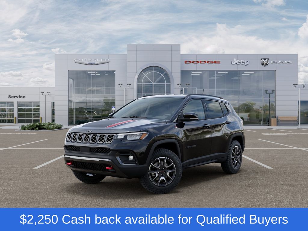Diamond Black 2026 Jeep Compass SUV / Crossover Four-Wheel Drive 8-Speed Automatic