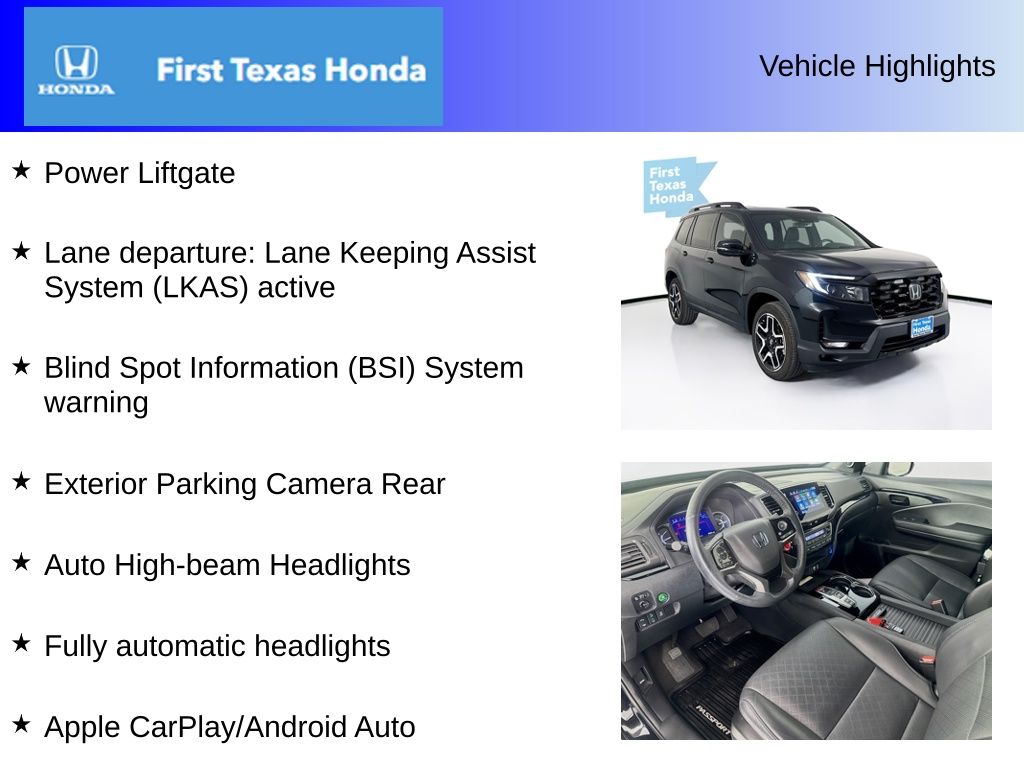 Used Car 2023 Honda Passport  Elite For Sale Under $40,000 In Austin, Texas