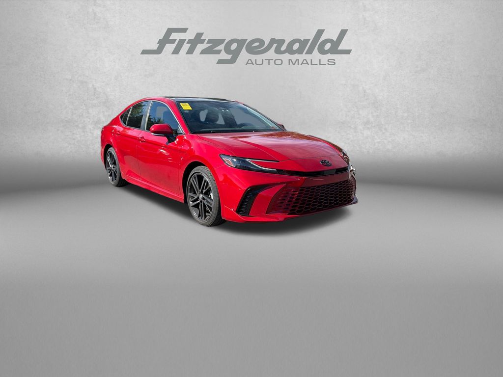 Supersonic Red 2025 Toyota Camry Sedan Front-Wheel Drive Continuously Variable Transmission