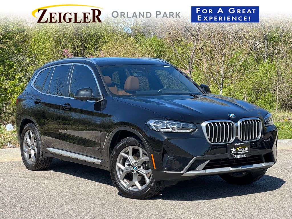 Black Sapphire Metallic 2024 BMW X3 SUV / Crossover All-Wheel Drive 8-Speed Automatic