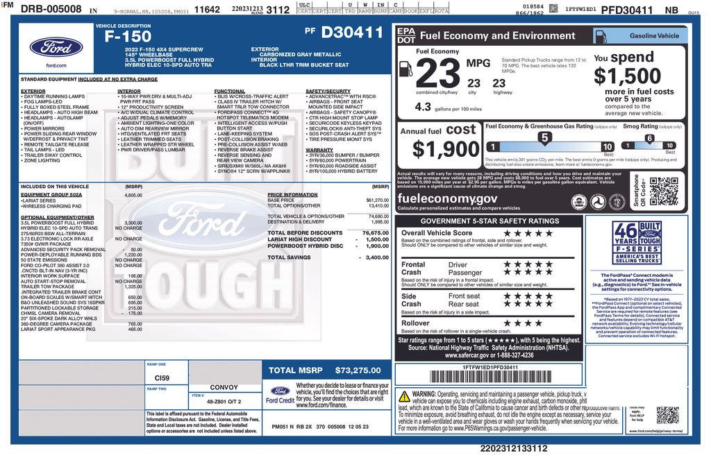 2023 Ford F-150 LARIAT