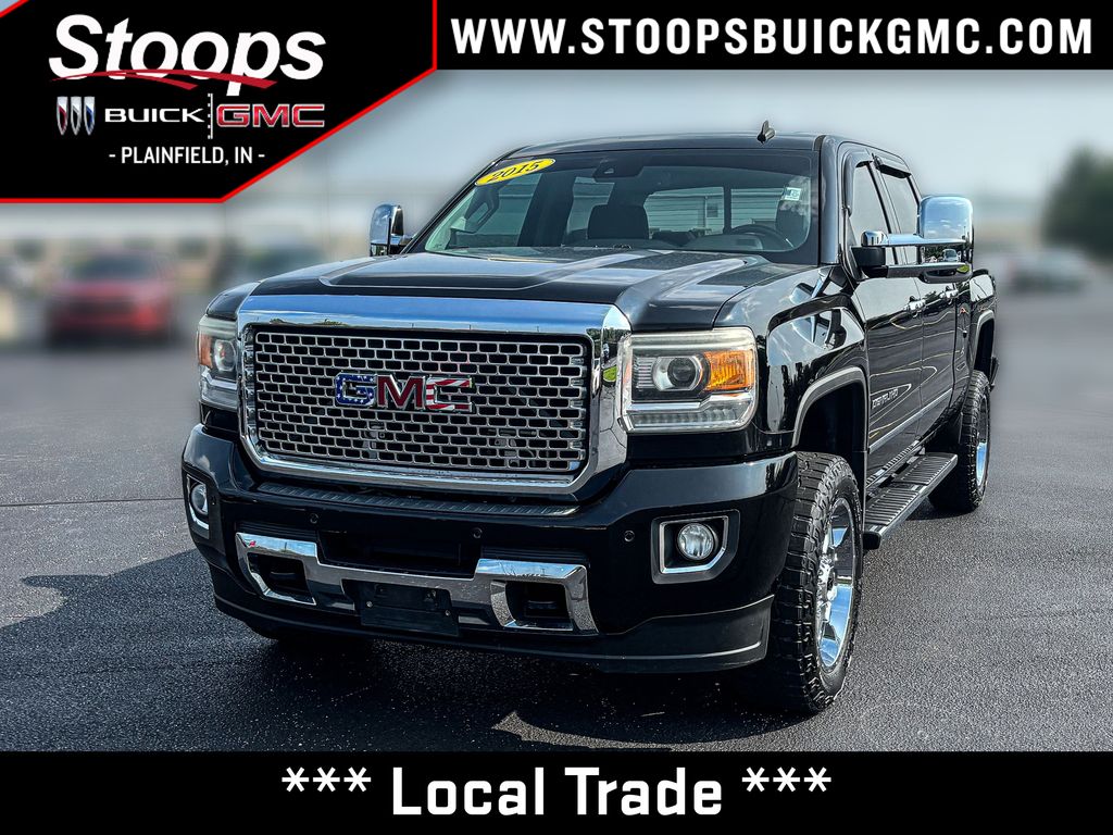 Onyx Black 2015 GMC Sierra 2500HD Pickup Truck Four-Wheel Drive 6-Speed Automatic Overdrive