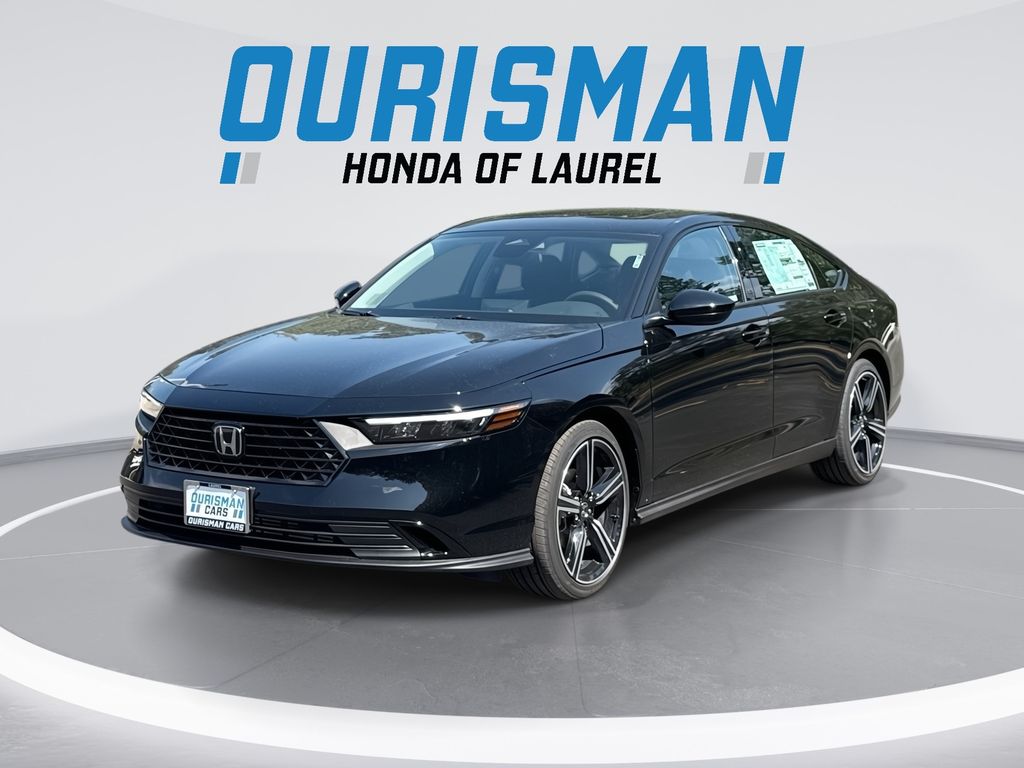 Crystal Black Pearl 2026 Honda Accord Sedan Front-Wheel Drive Continuously Variable Transmission