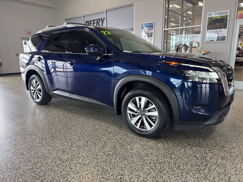 Deep Ocean Blue Pearl 2023 Nissan Pathfinder SL 4WD SUV / Crossover All-Wheel Drive 9-Speed Automatic