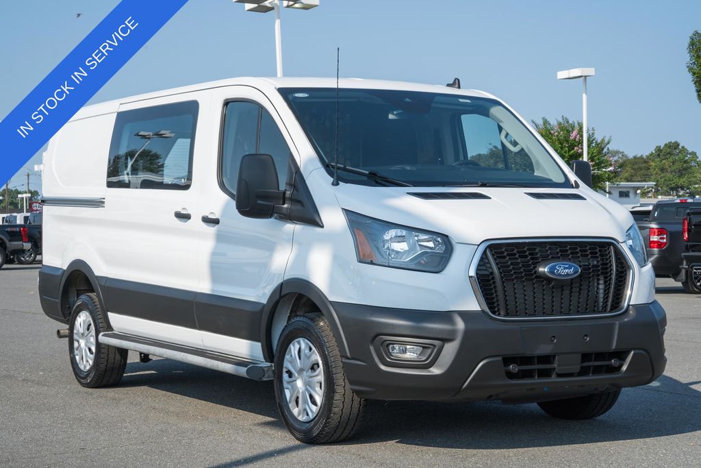 Oxford White 2025 Ford Transit Cargo Van Rear-Wheel Drive 