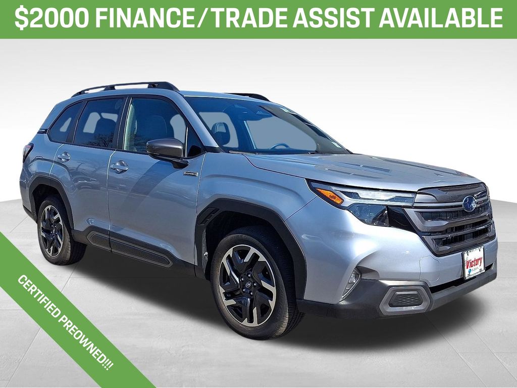 Ice Silver Metallic 2025 Subaru Forester Hybrid Limited AWD SUV / Crossover All-Wheel Drive Continuously Variable Transmission
