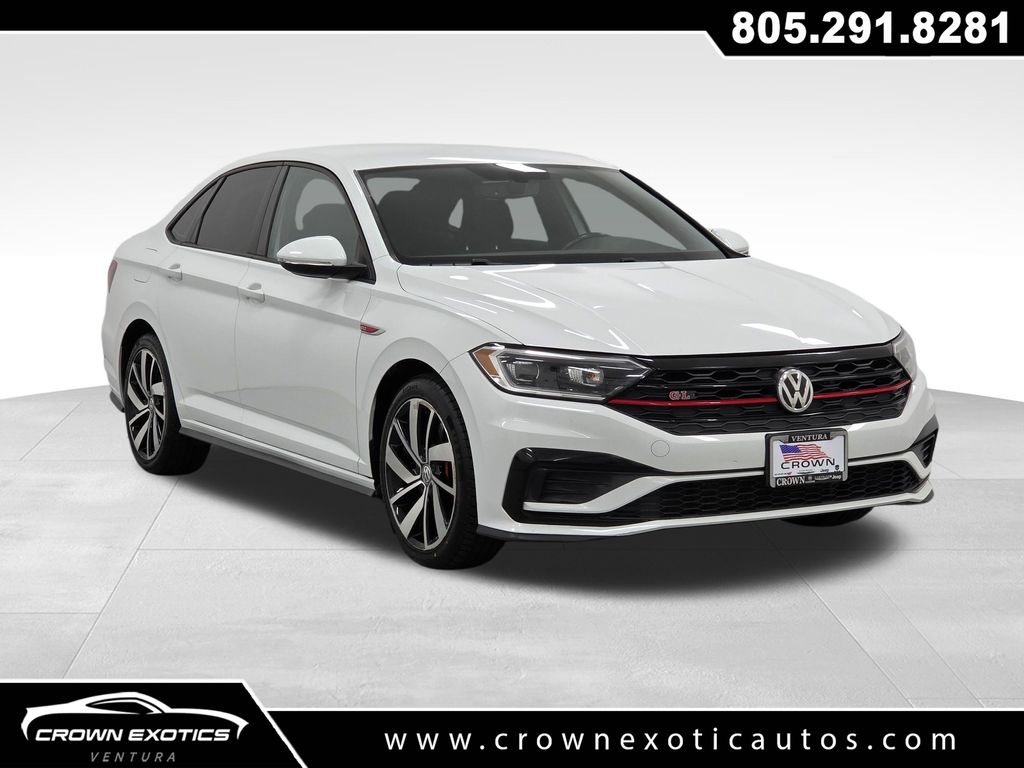 Pure White 2021 Volkswagen Jetta GLI Sedan Front-Wheel Drive 7-Speed Dual Clutch