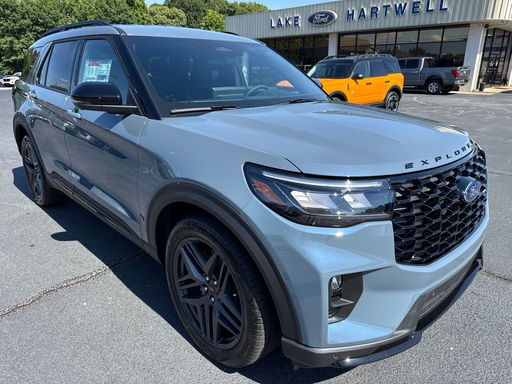 Vapor Blue Metallic 2026 Ford Explorer SUV / Crossover All-Wheel Drive Automatic